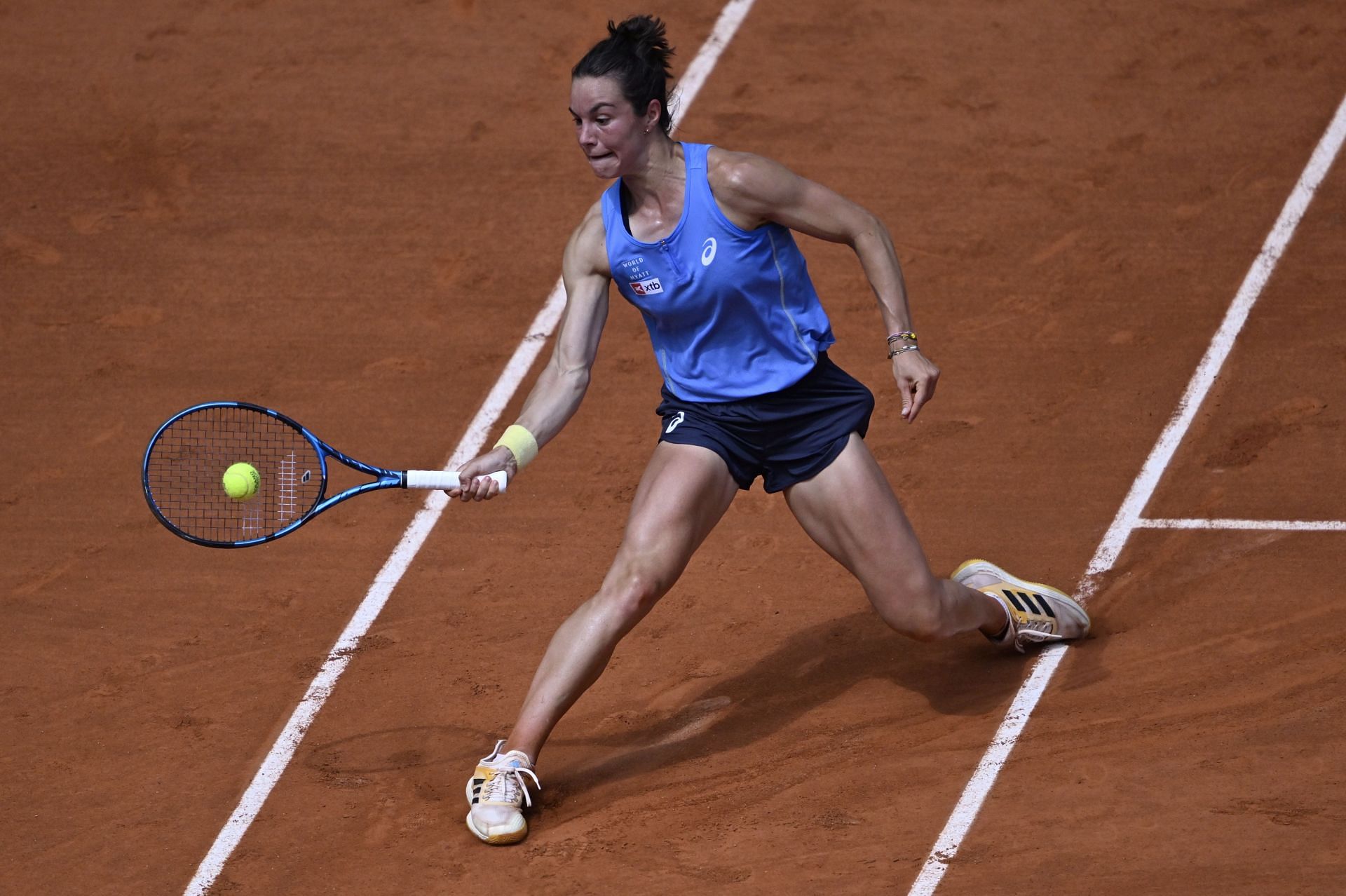 Lois Boisson is playing in her first Grand Slam main draw. (Source: Getty)